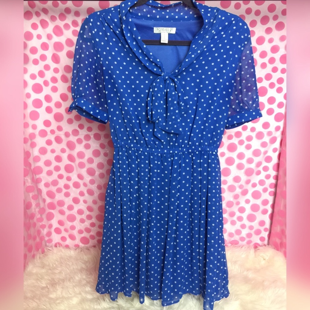 Forever 21 Essentials Polka Dot Dress - Size M